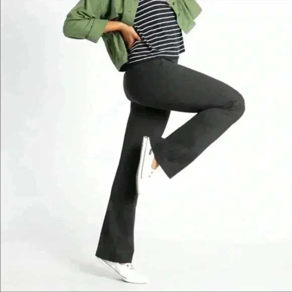 Betabrand Charcoal Bootcut Dress Pant Yoga Pant Sz Large Petite - Picture 4 of 11